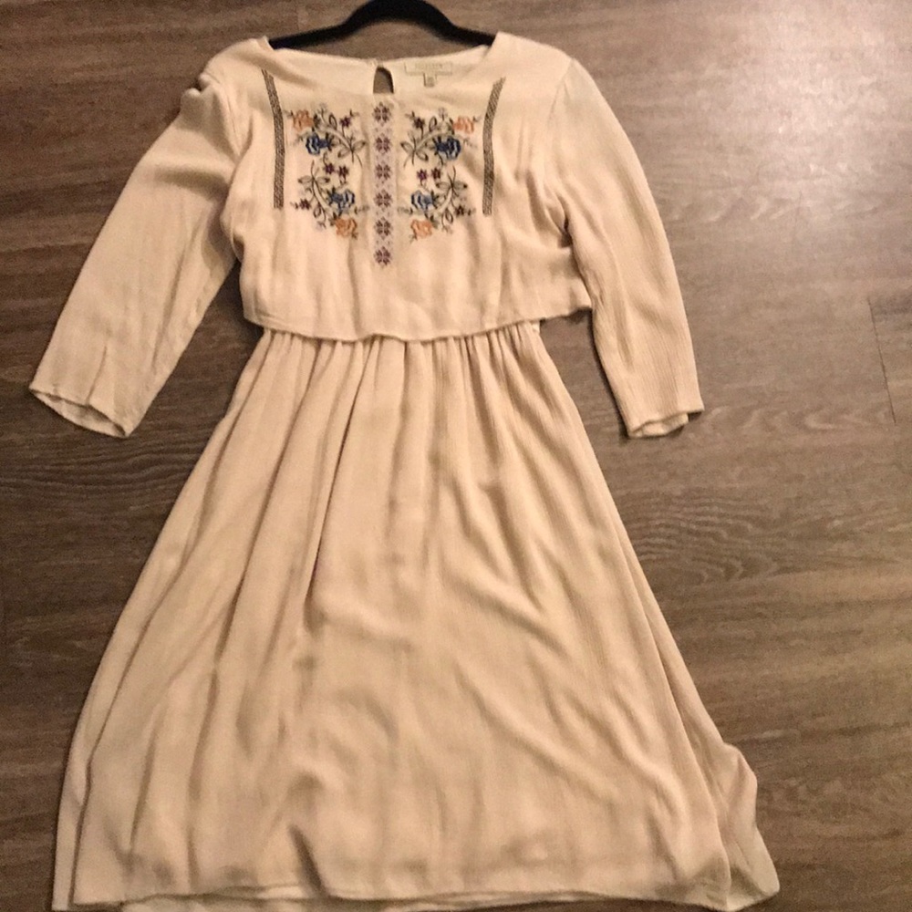Tan dress